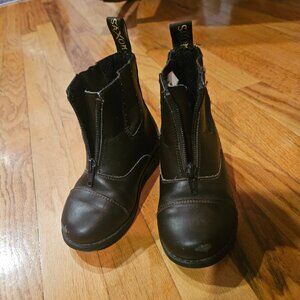 Kids 10 zip paddock boots